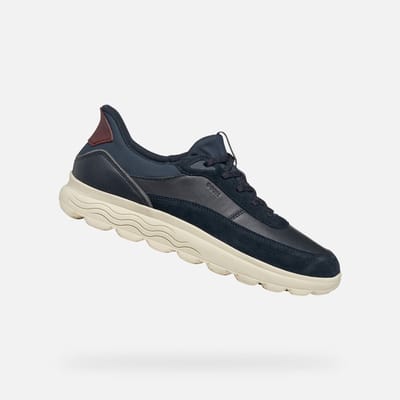 GEOX SPHERICA PLUS HEREN Sneakers - MARINEBLAUW/DONKERBLAUW - Maat 42