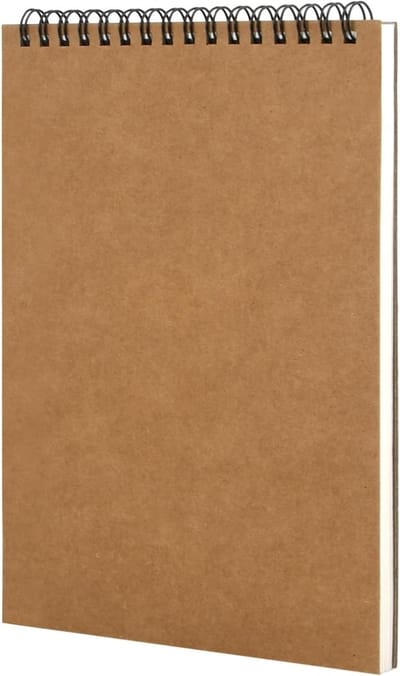 A5 Schetsboek met 30 Vellen - Ideaal voor Tekenen, Schetsen en Waterverf Kunst