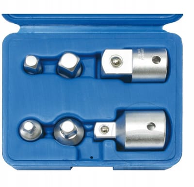 JMP Doppenset Adapters 1/4"-3/4" 6-delig