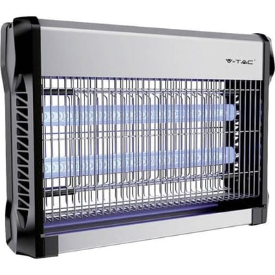 V-TAC VT-3220 11180 Vliegenlamp UV-lamp 20 W (Ø x h) 397 mm x 280 mm Zwart, Grijs 1 stuk(s)