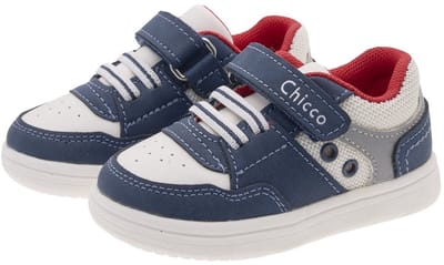 Chicco - Baby Jongen - Sneakers met elastische veters en klittenband - Maat 20