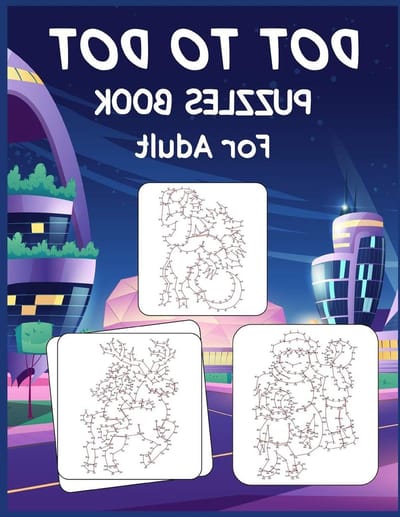 Puzzelboek Volwassenen - Connect de Puntjes - Ontspanning en Stressvermindering - Uitdagende Puzzels - 21.59 x 27.94 cm - Niet gespecificeerd