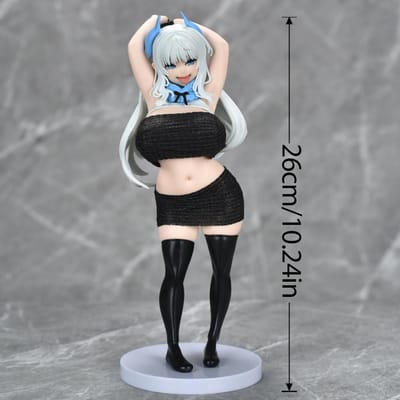 26CM Japanse Anime Lechery Figuur Alp Switch Another Alp Sexy Meisje PVC Actiefiguur Verzamelbaar Model Speelgoed Kindercadeau gray