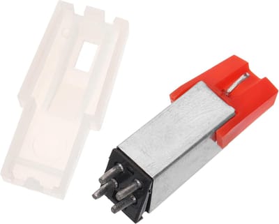 Vervangnaald Platenspeler - Stylus Naald - Muziek Luisteren - Lichtgewicht Duurzaam - 3.2x1.3cm - Rood
