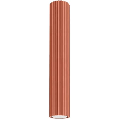 Sollux Lighting Plafondlamp Karbon - GU10 - rode oker - aluminium - 40x6.5x6.5cm
