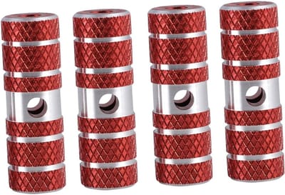 Fietssteunen - Voetsteunen Pedaal - Stunt Fietsen - Aluminium Legering - 7x2.3cm - Rood