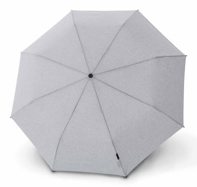 Knirps paraplu C.041 Chrome Matt Manual Melange Grey Lichtgrijs