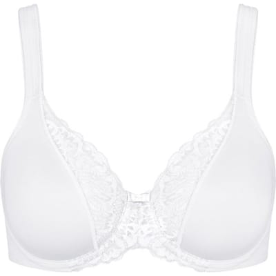 Triumph Modern Lace+Cotton N Vrouwen Beha - WHITE - Maat C85