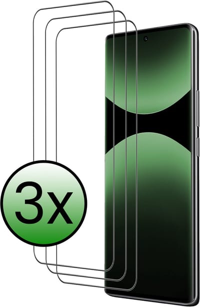 Screenprotector - 3 Stuks Geschikt voor Xiaomi Redmi Note 14 Pro 5G - Extra Sterk - Beschermglas - Gehard Glas - Tempered Glass - Screen Protector