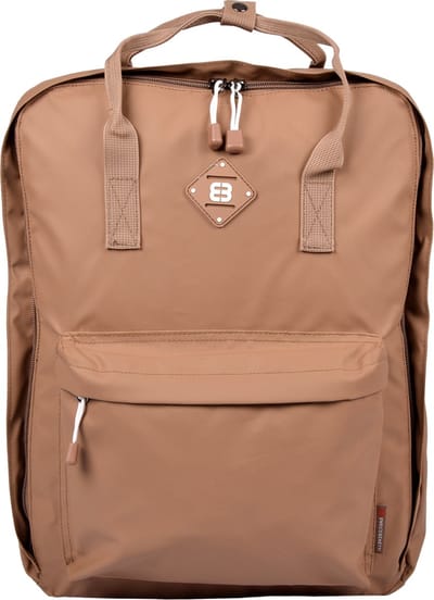 Enrico Benetti Rugzak met Laptopvak Taupe 12 Liter - Unisex Volwassen - Werktas & Schooltas - Nylon Waterbestendig - 30x10x43cm