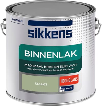 Sikkens - Binnenlak Hoogglans - J3.14.63 - Mengverf - 2,5 L