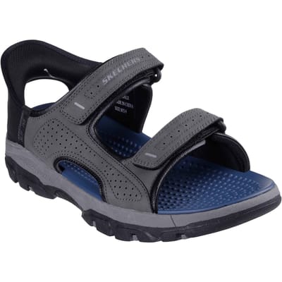 Skechers Tresmen - Reece Polyurethaan Heren Charcoal Standaard Sandalen