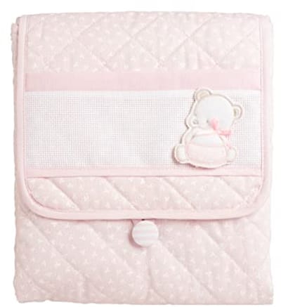 Draagbare Inklapbare Aankleedmat voor Baby's en Peuters - Roze