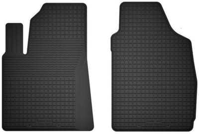 Wielganizator BasicProtect Serie - Rubber Automatten - Voor Fiat 500 Cabrio/Hatchback - 2007-2013 - Antislip