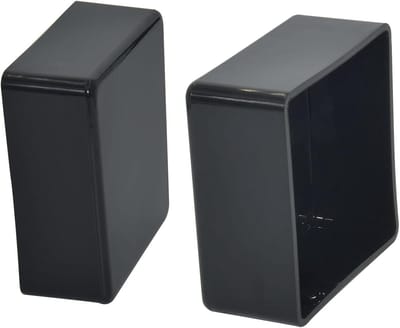 Meubelvoet Caps - Stoelpoten Beschermers - Vloeren Beschermen - Zacht PVC Materiaal - 70 x 70 mm - Zwart