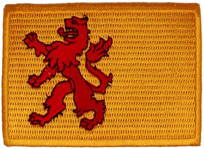 Strijkapplicatie/Patch - Vlag Zuid-Holland - 8x6cm