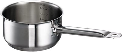 Kleine Steelpan RVS 1 Liter - Ø 14 cm - Inductie Geschikt