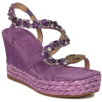 Sandalen met sleehak ALMA EN PENA V23514Violet
