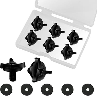 Vervangschroeven voor Motorhelm - Visorschroeven, Reserveonderdelen voor Motorhelmen, Zwart