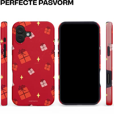 Casetastic hoesje geschikt voor Apple iPhone 16 Plus - MagSafe - Dubbellaagse bescherming - Rode Sinterkerst Cadeaus - Fashion Case - Rood