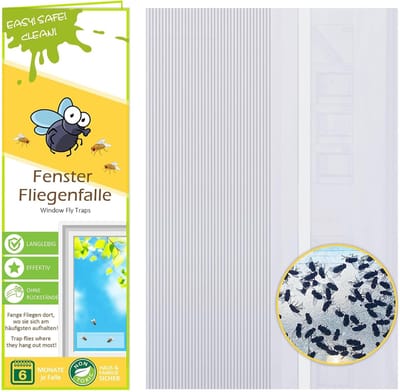 Effectieve Vliegenval voor Binnen - 40 Stuks Transparante, Gifvrije Vliegenvallen voor Fruitvliegjes en Huisvliegen
