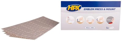 Lijmstrips - transparant 100mm x 200mm