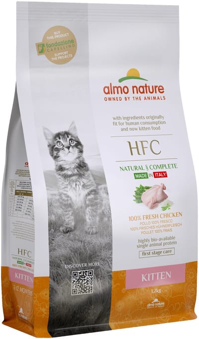 Almo Nature HFC Kitten Kattenvoer Kip - 1,2 kg