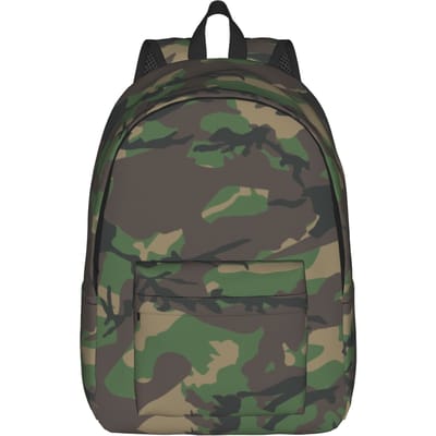Camo Camouflage Rugzak voor Mannen Vrouwen Cool Middelbare School Werk Dagrugzak Zee Textuur Laptop Computer Canvas Tassen Outdoor S