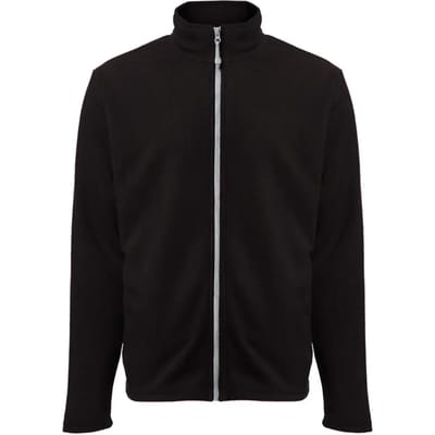 Fleece met rits Black & Match Grizzly