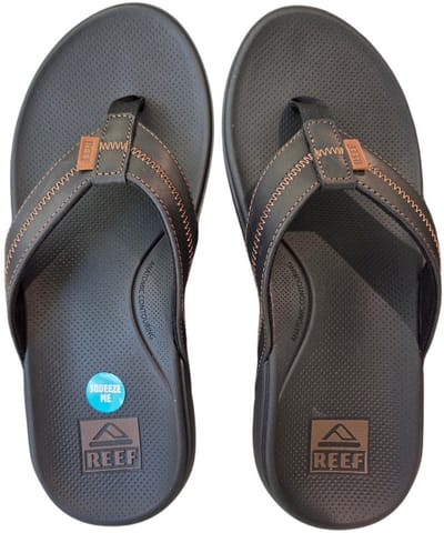Reef Cshn Phantom 2.0 Leblack/Coffee Heren Slippers - Zwart/Donkerblauw - Maat 47