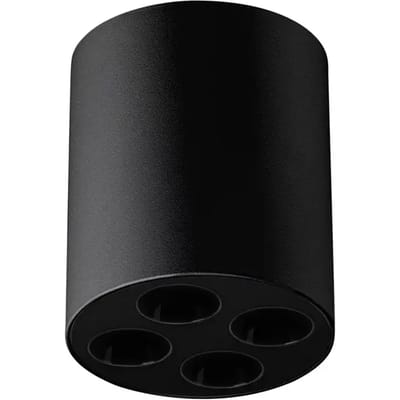 Sollux Lighting Plafondlamp Zoe - LED - zwart - aluminium - 8.3x7.2x7.2cm