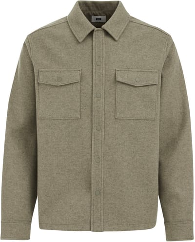 WE Fashion Overshirt Pastel Green Taglia: S | Camicie Casual Outlet | Uomo | Verde
