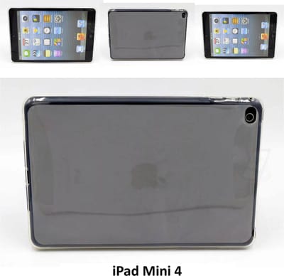 Apple iPad Mini 4 Transparant Achterkant - Book Case Tablethoes