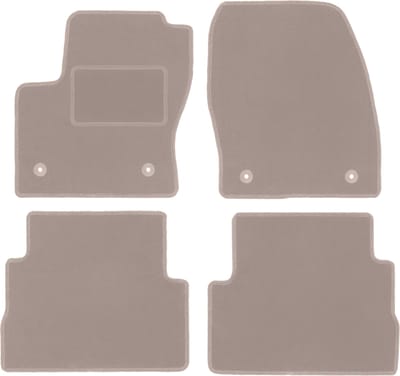 Beige veloursmatten voor: Ford Kuga MK2 SUV (2012-2019)