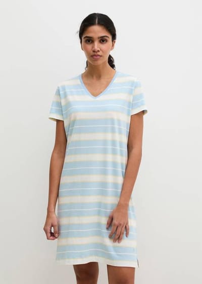 MARC O’POLO Lounge jurk niagara mist stripe 2 (maat s)