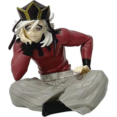 Anime Figuur Demon Slayer Figuren Douma Oneindigheidskasteel PVC Pop Figuurtje Krijger Actiefiguur Model Speelgoed Anime Model Figuur black