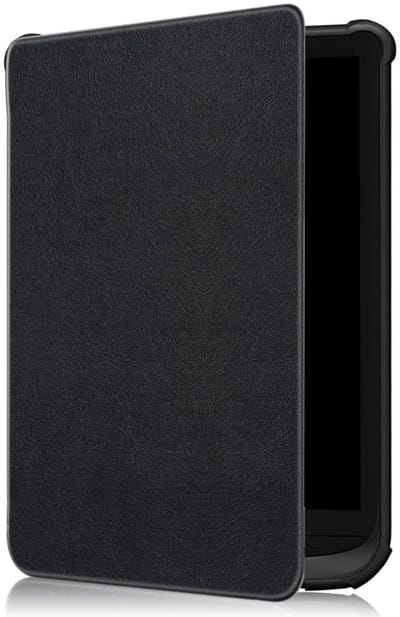 Universele E-Reader Hoes Geschikt voor PocketBook | Book Case Geschikt voor o.a. Touch Lux 5, Lux 4 en Touch HD 3 | Beschermhoes met Sleep/Wake Functie | Zwart