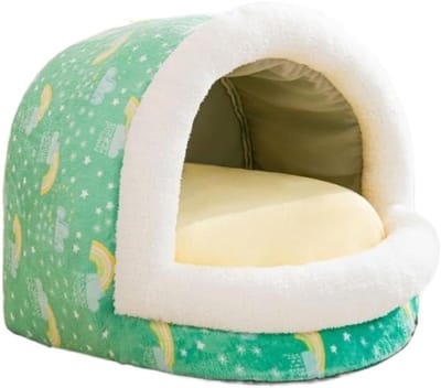Huisdier Mand - Hondenmand Kattenmand - Comfortabel Rusten - Afneembare Hoes - 40x40x32cm - B