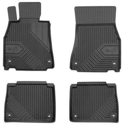 FROGUM No.77 Automatten - Geschikt voor LEXUS LS III (2000-2006) - 4-delig - TPE Rubber - Zwart
