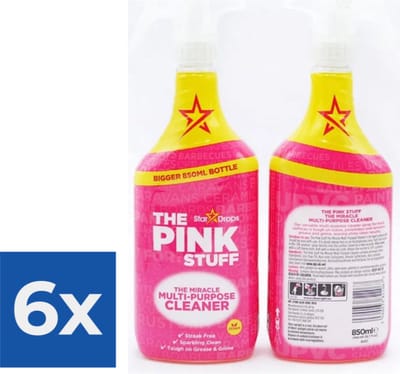 The Pink Stuff | Allesreiniger | 850 ml | Voordeel verpakking | Surface cleaner| - Voordeelverpakking 6 stuks