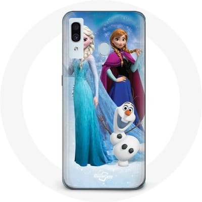 Coque - maniacase - Samsung Galaxy A30 - La Reine Des Neiges - Protection - Souple noir