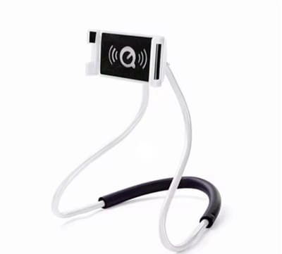 Lazy neck telefoonhouder - buigbaar en universeel - Ntech - Wit