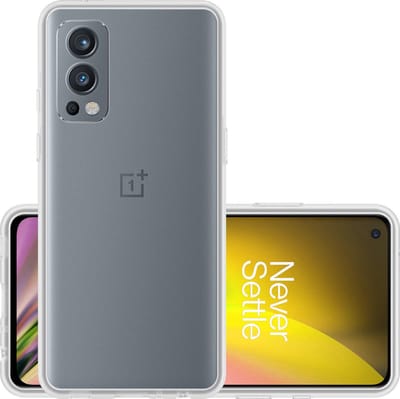 Hoesje - Geschikt voor OnePlus Nord 2 - Sterk & Shockproof - Hoes Cover - Siliconen Case - Transparant