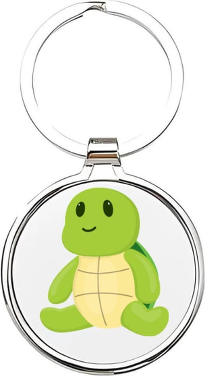 Akyol - Schildpadden Sleutelhanger - schildpad - Dierenliefhebbers - Zeeschildpad - landschildpad - zeedieren - dieren uit de oceaan - groene schildpad - save the turtle - turtle - huisdier - schildpad sleutelhanger - 4 x 7,5 CM