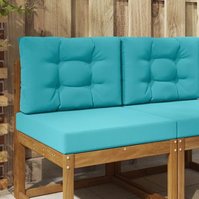 vidaXL Buiten bankkussen Polyester Turquoise 60 x 60 cm