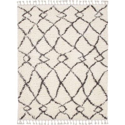 Hoogpolig tapijt Oregon beige 120x170 cm