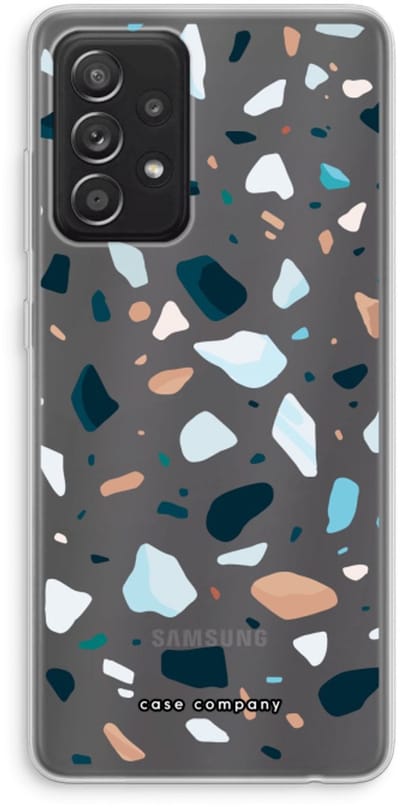 Case Company® - Hoesje geschikt voor Samsung Galaxy A52s 5G hoesje - Terrazzo N°13 - Soft Cover Telefoonhoesje - Bescherming aan alle Kanten en Schermrand