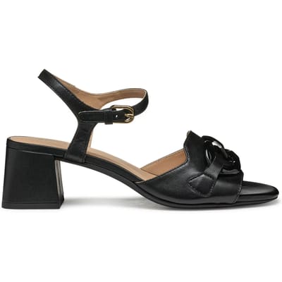 GEOX NEW ERAKLIA 50 T DAMES Sandalen - ZWART - Maat 37