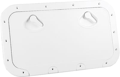 BREG - Classic inspectieluik - Wit - 355x600 mm - met slot