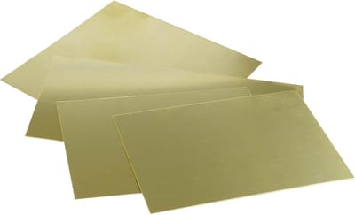 Brass plate 0.6 mm (Ms63 / CuZn37 / 2.0321) sheets sheet steel 150 x 500 mm sheet steel copper plate can be cut individually to size possible